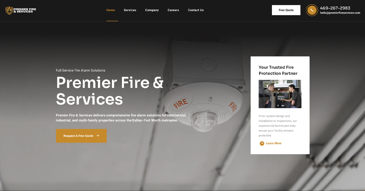 Fire Protection Services Dallas Fort Worth | Premier Fire & Services